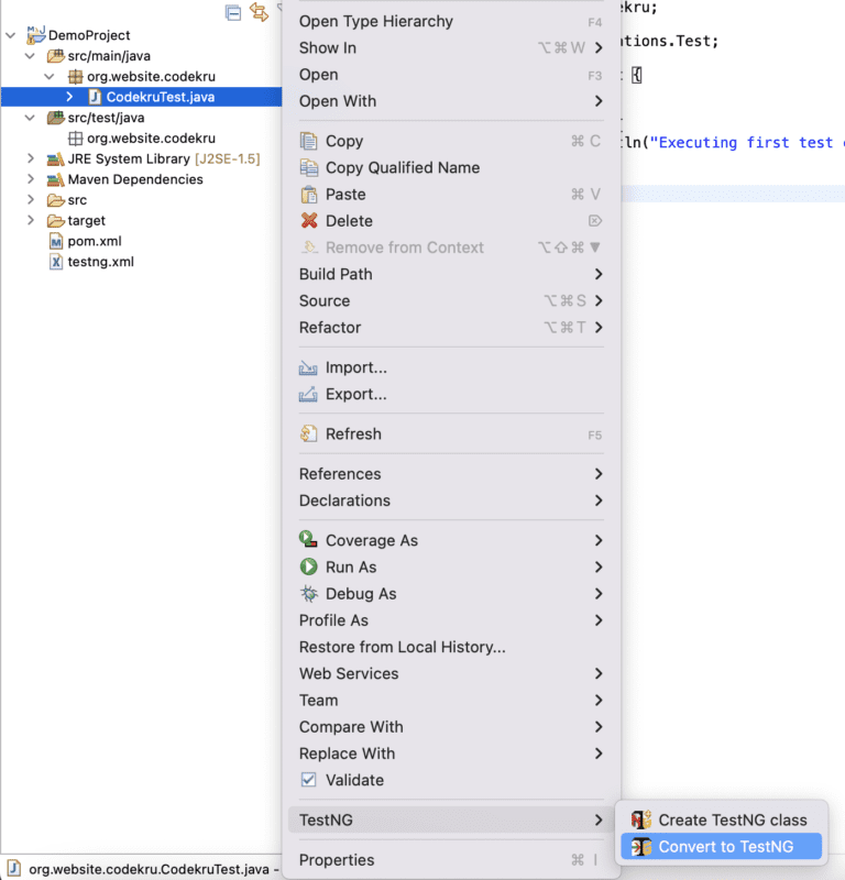 What is TestNG and how to create a testng.xml file? Codekru