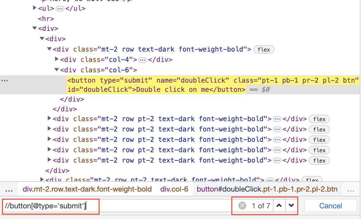 selector string matching multiple elements