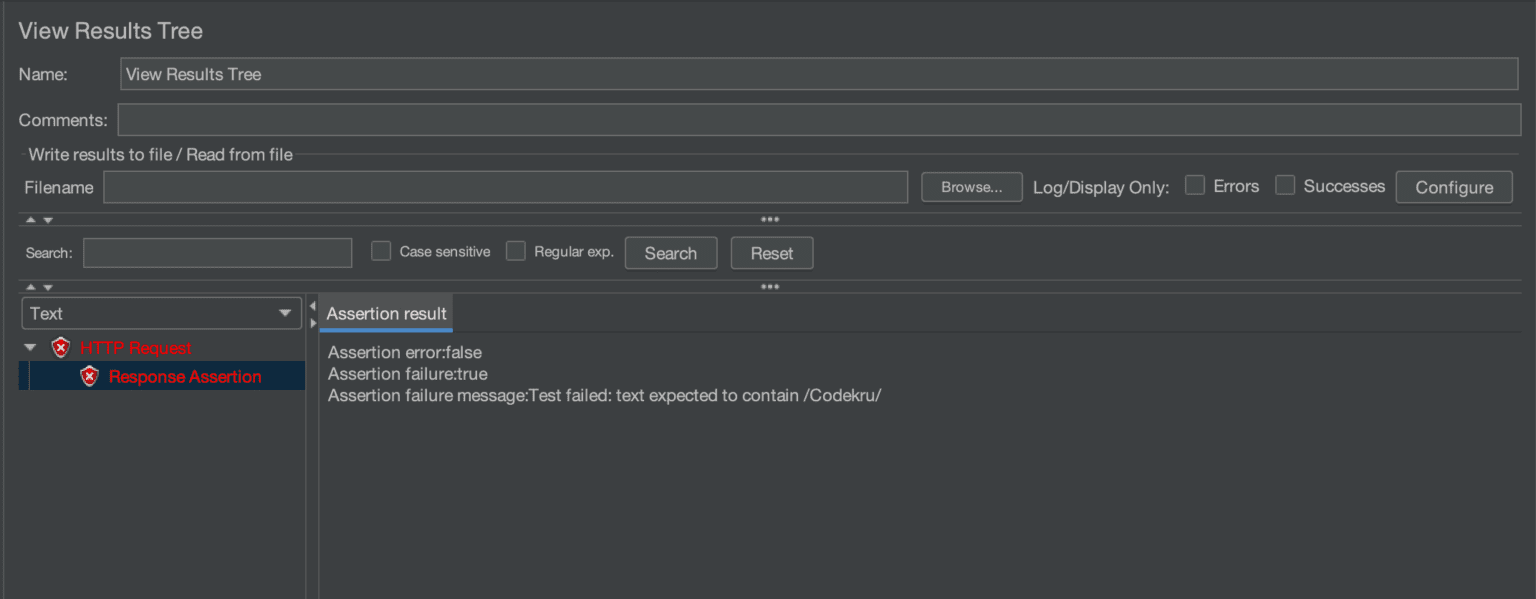 Response Assertion in Jmeter - Codekru