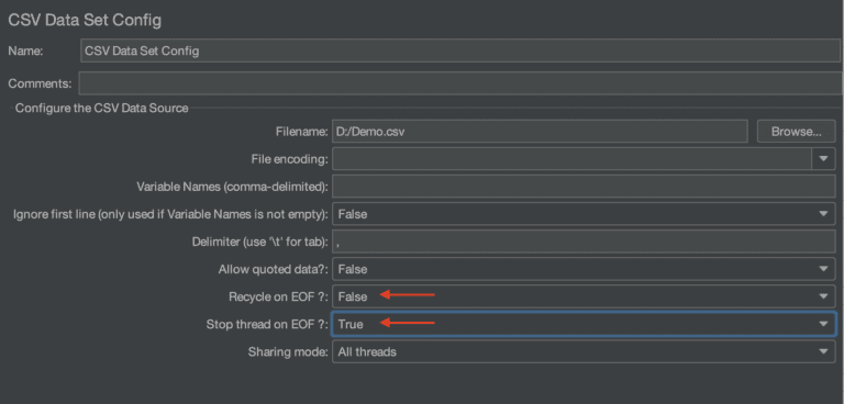 Reading from CSV file in Jmeter ( Using "CSV Data Set Config") - Codekru