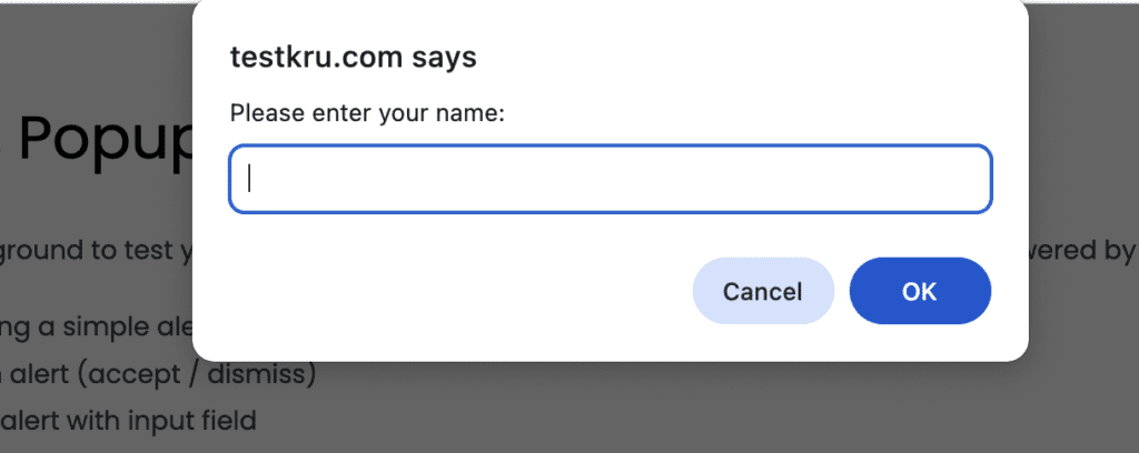 Handle Alert, Popup and Dialogs Using Playwright Java - Codekru